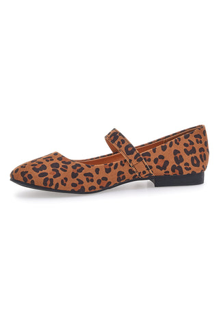 Ballerine animalier con cinturino gioiello The First IDEA2285