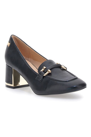 Schwarze Pumps mit goldenem Clip Mariella Burani 51811C677