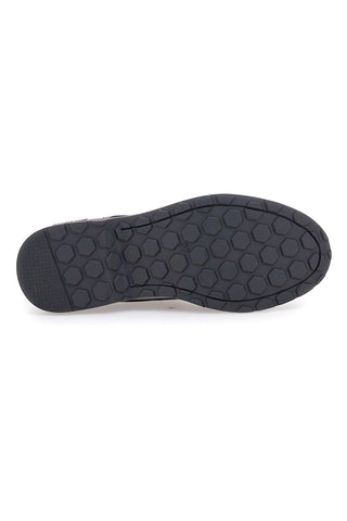 Stringate nere in pelle con suola robusta Me & Me 3001