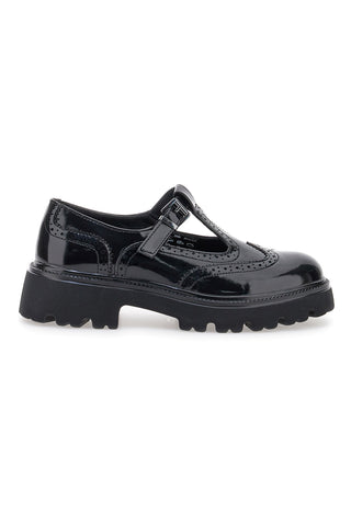 Mary Jane nere in vernice con fondo carrarmato Pittarello Capsule BT251123006