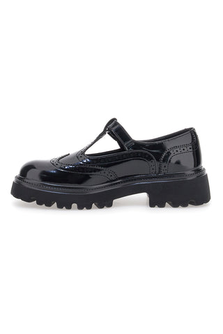 Mary Jane nere in vernice con fondo carrarmato Pittarello Capsule BT251123006
