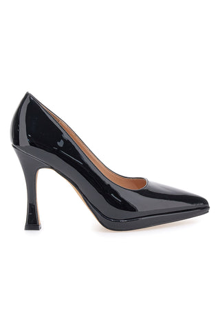 Schwarze Lackpumps mit hohem Absatz Mon Dieu B1929H1