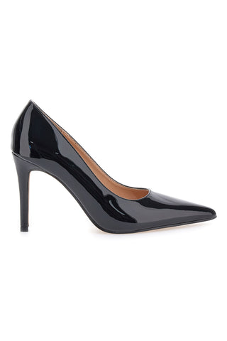 Mon dieu 1926H36 schwarze Lackleder-Pumps mit hohem Absatz und spitzer Zehenpartie