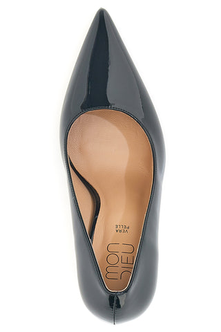 Mon dieu 1926H36 schwarze Lackleder-Pumps mit hohem Absatz und spitzer Zehenpartie