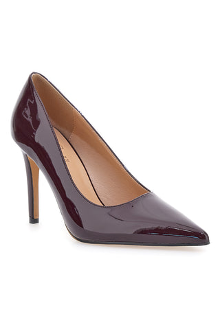 Décolleté bordeaux in vernice con tacco a spillo Mon Dieu 1926H36