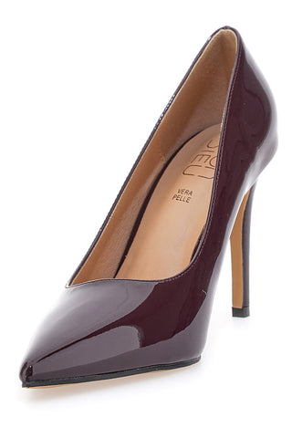 Décolleté bordeaux in vernice con tacco a spillo Mon Dieu 1926H36