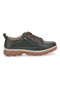 Scarpe basse verde scuro con zip laterale e suola carrarmato Altemberg 9