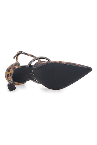 Pittarello Love 7092 Animalier-Pumps mit Riemchen und Spool-Absatz