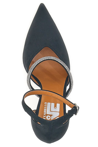Décolleté nere con cinturini e tacco alto Pittarello love 7092