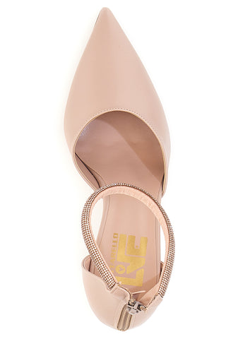 Pittarello Love 63512 Nudefarbene Pumps mit Stiletto-Absatz und Knöchelriemen
