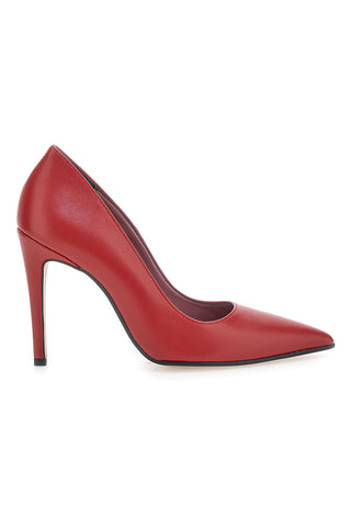 Décolleté rosse con tacco alto e punta sfilata Pittarello Glam 6509