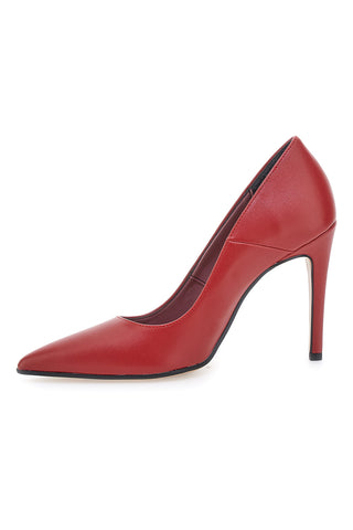 Décolleté rosse con tacco alto e punta sfilata Pittarello Glam 6509