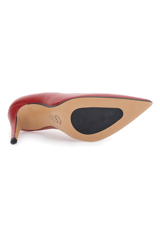 Décolleté rosse con tacco alto e punta sfilata Pittarello Glam 6509