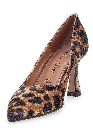 Décolleté animalier con tacco medio Francesca Gritti 3354