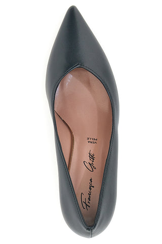 Décolleté nere punta affusolata sottopiede in pelle Francesca Gritti 61