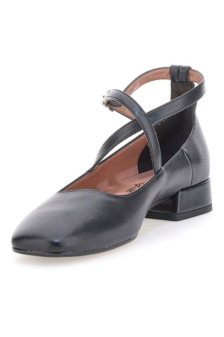 Ballerine nere con cinturini incrociati Francesca Gritti C1545