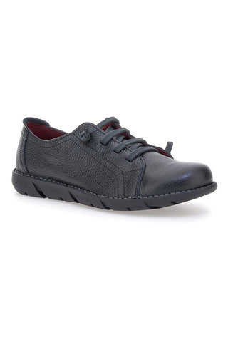 Scarpe nere in pelle con suola flessibile Pittarello Tierra 24224