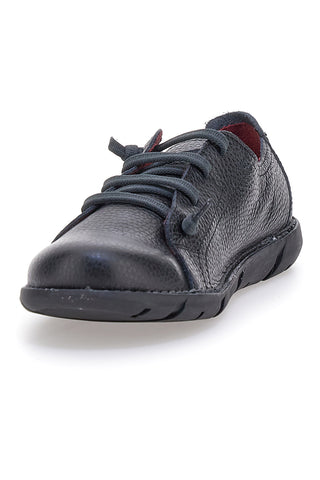 Scarpe nere in pelle con suola flessibile Pittarello Tierra 24224