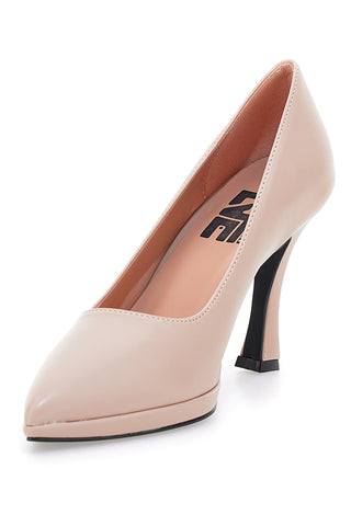 Décolleté nude con punta sfilata e tacco a rocchetto Pittarello Love 1907