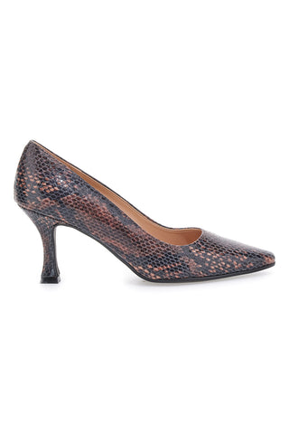 Pittarello Love 8301 Pumps mit Python-Print, spitzer Zehenpartie und hohem Absatz