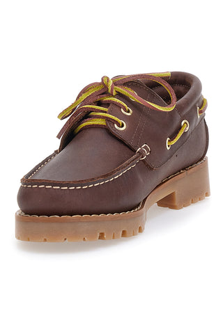 Mocassini marroni in vera pelle con suola carrarmato Pittarello EL. 6140