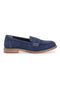 Le Havre Paris KMD26W40 Blaue Loafer mit Zierdetails