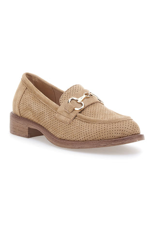 Mocassini beige con morsetto Le havre paris RQ2652