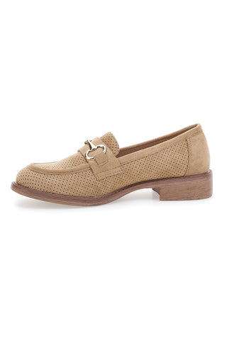 Mocassini beige con morsetto Le havre paris RQ2652