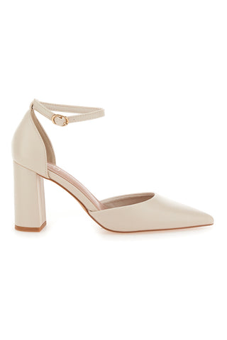 Beigefarbene Pumps mit hohem Absatz Mon dieu DO19813