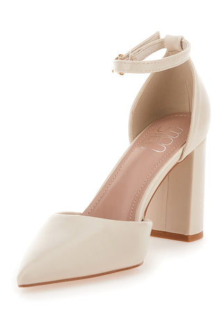 Beigefarbene Pumps mit hohem Absatz Mon dieu DO19813