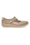 Beige Turnschuhe mit Riemen Relife 67172470301F