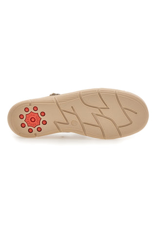 Beige Turnschuhe mit Riemen Relife 67172470301F