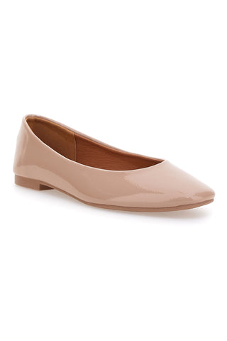 Beige Lackballerinas The First IDEA13 für Damen
