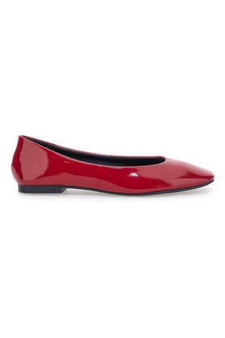 Rote Lackballerinas The First IDEA13 für Damen