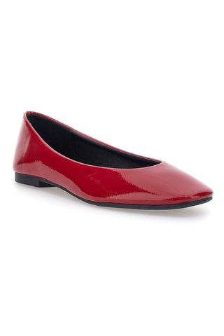 Rote Lackballerinas The First IDEA13 für Damen