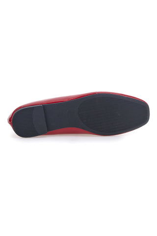 Rote Lackballerinas The First IDEA13 für Damen
