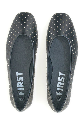 Ballerine nere con borchie The First IDEA13 da Donna