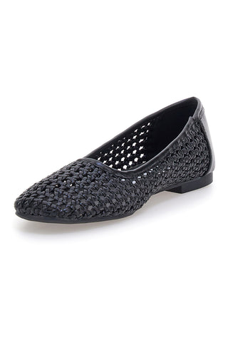 Ballerine nere intrecciate The First IDE11