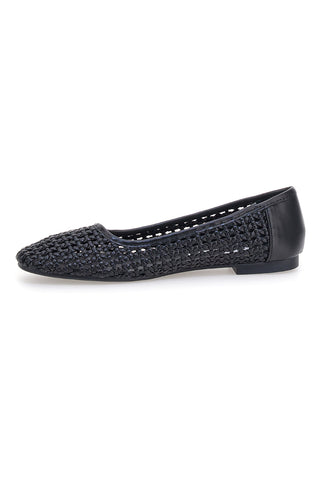 Ballerine nere intrecciate The First IDE11