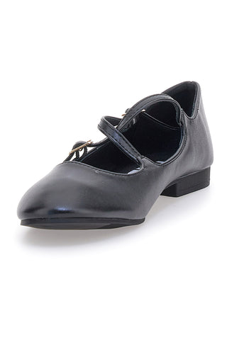 Ballerine nere con cinturini The First IDEA02