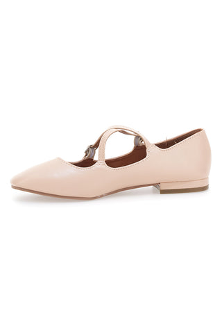 Rosa Ballerinas mit Riemchen The First IDEA02