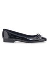 Ballerine nere vernice con fiocco decorativo The First IDE173