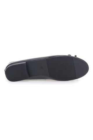 Ballerine nere vernice con fiocco decorativo The First IDE173