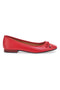 Ballerine rosse con fiocco decorativo The First IDE173