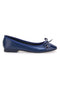 Ballerine blu con fiocco decorativo The First IDE1070