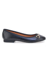 Ballerine nere con catena decorativa The First IDE172
