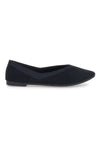 Ballerine nere in tessuto con soletta morbida The First PREA614