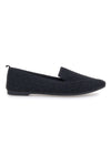 Ballerine nere in tessuto con soletta morbida The First PRE1