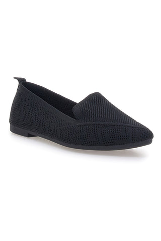 Ballerine nere in tessuto con soletta morbida The First PRE1