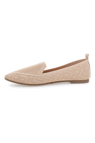 Ballerine beige in tessuto con soletta morbida The First PRE1
